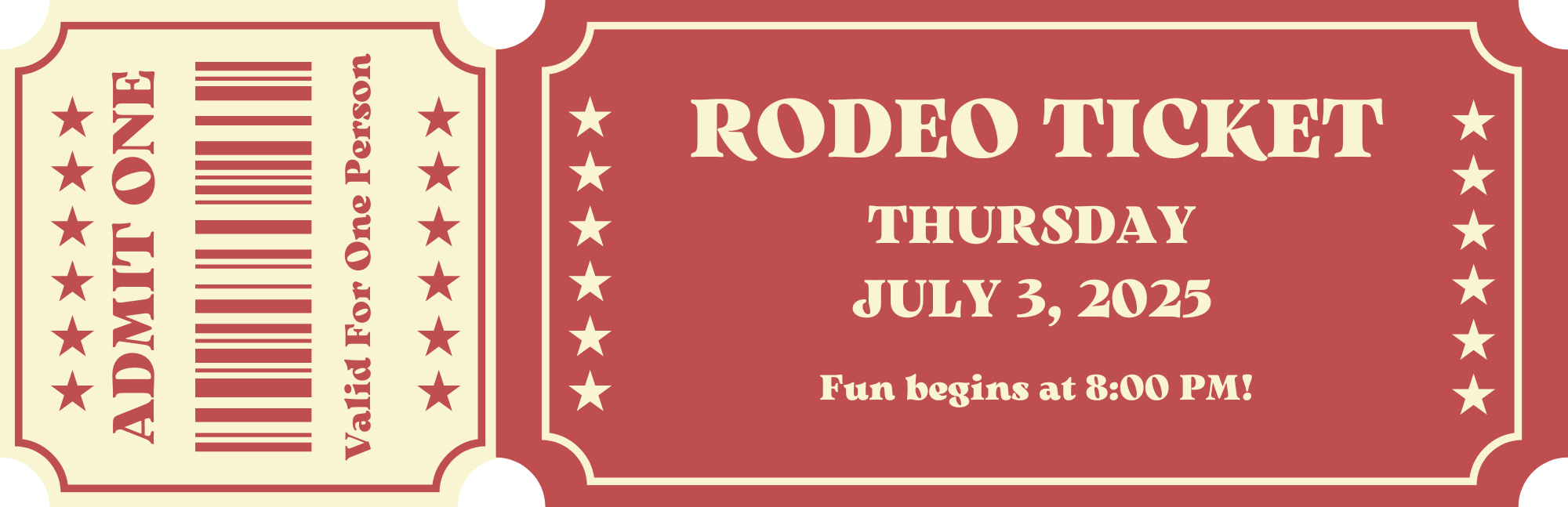 2025 Gunlock Rodeo Tickets – Thursday Night