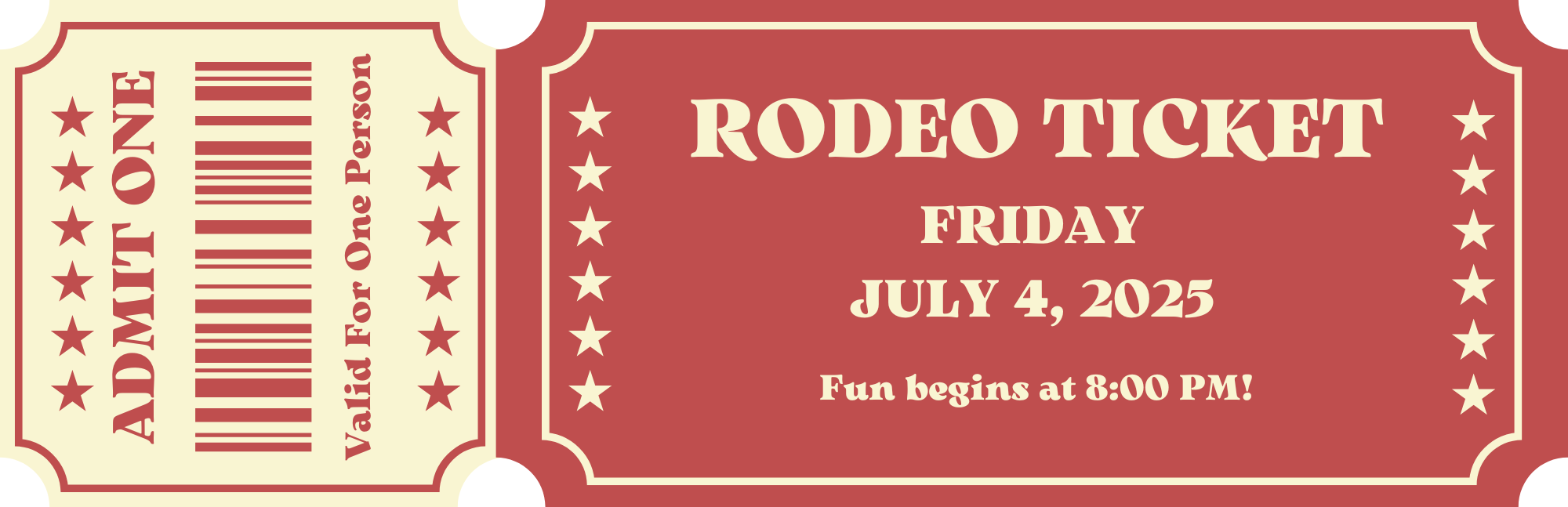 2025 Gunlock Rodeo Tickets – Friday Night